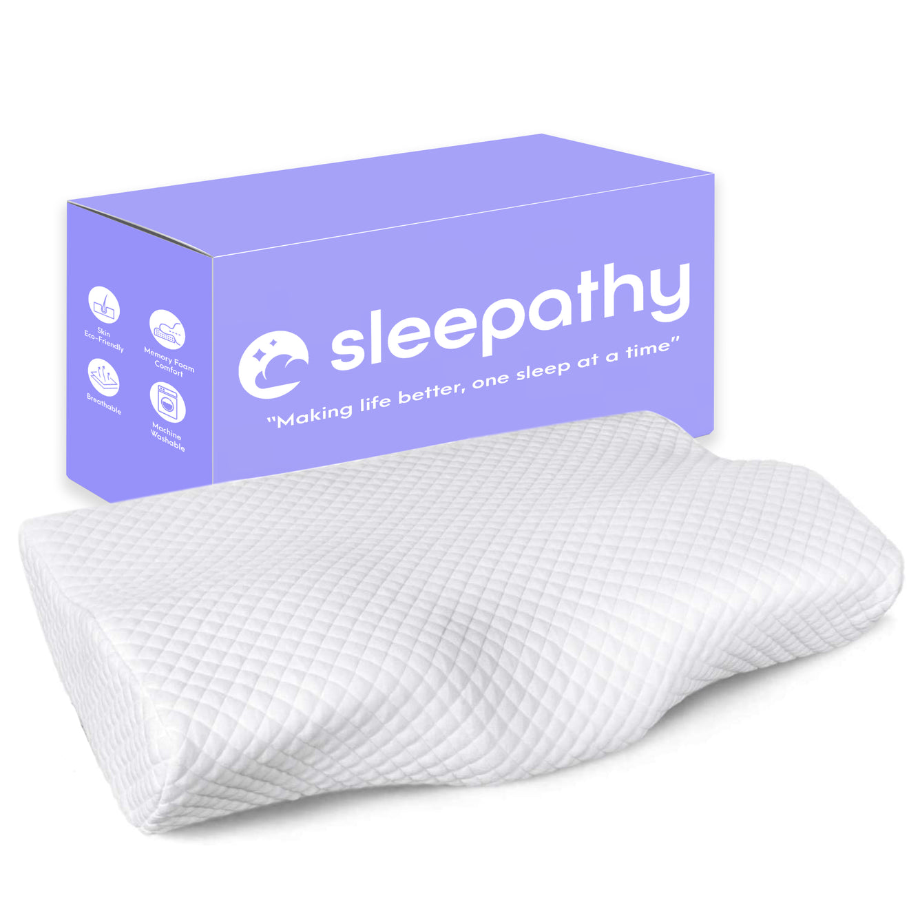 Sleepathy™ Orthopedic Dream Pillow - Set of Four